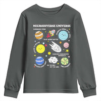 Neurodiverse Universe Youth Sweatshirt Autism Awareness ADHD ASD Neurodiversity