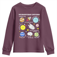 Neurodiverse Universe Youth Sweatshirt Autism Awareness ADHD ASD Neurodiversity
