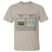 Funny Teacher Summer Break T Shirt First Teach Then Beach Vacation Mode