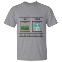 Funny Teacher Summer Break T Shirt First Teach Then Beach Vacation Mode