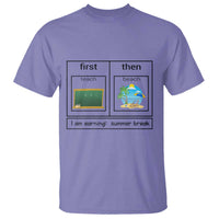 Funny Teacher Summer Break T Shirt First Teach Then Beach Vacation Mode