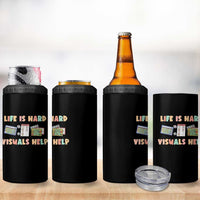 Special Education 4 in 1 Can Cooler Tumbler Life Is Hard Visuals Help Sped Teacher