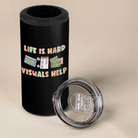 Special Education 4 in 1 Can Cooler Tumbler Life Is Hard Visuals Help Sped Teacher