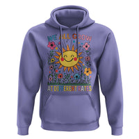 Special Education Hoodie We All Grow At Different Rates Inspirational Inclusion Sped Teacher