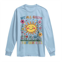 Special Education Long Sleeve Shirt We All Grow At Different Rates Inspirational Inclusion Sped Teacher