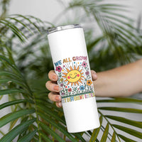 Special Education Skinny Tumbler We All Grow At Different Rates Inspirational Inclusion Sped Teacher