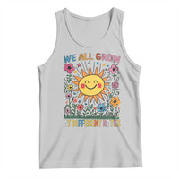 Special Education Tank Top We All Grow At Different Rates Inspirational Inclusion Sped Teacher
