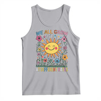 Special Education Tank Top We All Grow At Different Rates Inspirational Inclusion Sped Teacher