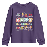 Special Education Youth Sweatshirt Play is Learning Sped Teacher