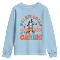 Special Education Youth Sweatshirt Walkie Calls Are My Cardio Inspirational ABA SPED