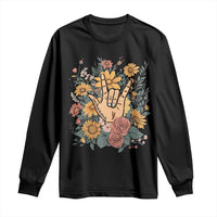 Special Education Long Sleeve Shirt Sign Language ASL Love Needs No Words