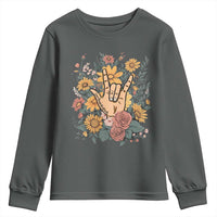 Special Education Youth Sweatshirt Sign Language ASL Love Needs No Words