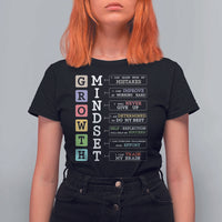 Special Education T Shirt For Women Growth Mindset Positive Inspiration