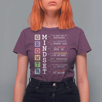 Special Education T Shirt For Women Growth Mindset Positive Inspiration