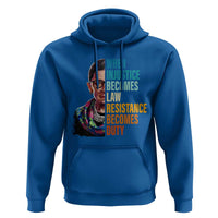 Inspirational RBG Hoodie When Injustice Becomes Law Resistance Becomes Duty