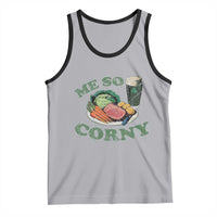 Funny Me So Corny Tank Top Corned Beef And Cabbage Beer St Patrick's Day Drinking