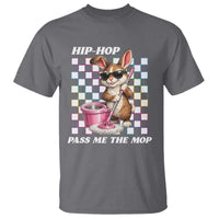 Hip Hop Easter Bunny Cleaning Pun T Shirt Funny Rabbit with Mop