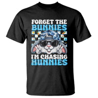 Funny Easter Bunny Forget the Bunnies I’m Chasing Hunnies T Shirt Cool Rabbit with Sunglasses & Hat Humor