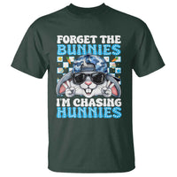 Funny Easter Bunny Forget the Bunnies I’m Chasing Hunnies T Shirt Cool Rabbit with Sunglasses & Hat Humor