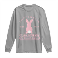 Cottontail Candy Company Vintage Easter Bunny Long Sleeve Shirt Retro Chocolate and Jellybeans Spring Lovers
