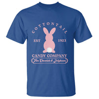 Cottontail Candy Company Vintage Easter Bunny T Shirt Retro Chocolate and Jellybeans Spring Lovers