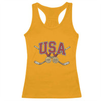 USA Ice Hockey Pride 1980 to 2026 Legacy Racerback Tank Top Patriotic American Champions