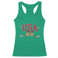USA Ice Hockey Pride 1980 to 2026 Legacy Racerback Tank Top Patriotic American Champions