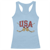 USA Ice Hockey Pride 1980 to 2026 Legacy Racerback Tank Top Patriotic American Champions