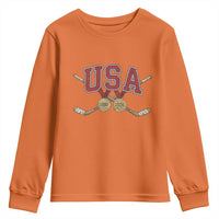 USA Ice Hockey Pride 1980 to 2026 Legacy Youth Sweatshirt Patriotic American Champions
