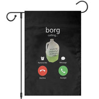 Funny Borg Drink Caling Meme Garden Flag College Party Drink Viral Humor