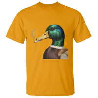 Smoking Mallard Meme Graphic T Shirt Chaotic Funny Wild Duck Attitude Viral Internet Humor