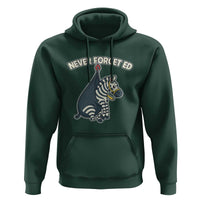 Never Forget Ed The Zebra Meme Hoodie Funny Viral Animal Escape Internet Humor Fans - Wonder Print Shop