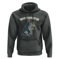 Never Forget Ed The Zebra Meme Hoodie Funny Viral Animal Escape Internet Humor Fans - Wonder Print Shop