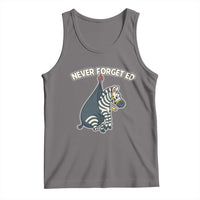 Never Forget Ed The Zebra Meme Tank Top Funny Viral Animal Escape Internet Humor Fans - Wonder Print Shop