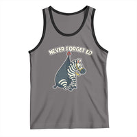 Never Forget Ed The Zebra Meme Tank Top Funny Viral Animal Escape Internet Humor Fans - Wonder Print Shop