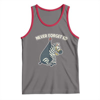 Never Forget Ed The Zebra Meme Tank Top Funny Viral Animal Escape Internet Humor Fans - Wonder Print Shop