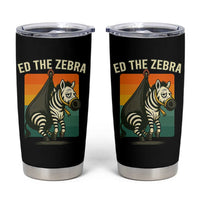Retro Ed the Zebra Meme Tumbler Cup Funny Viral Escape Animal - Wonder Print Shop