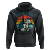Retro Ed the Zebra Meme Hoodie Funny Viral Escape Animal Helicopter Rescue - Wonder Print Shop