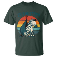 Retro Ed the Zebra Meme T Shirt Funny Viral Escape Animal Helicopter Rescue - Wonder Print Shop