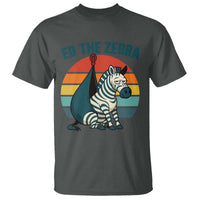 Retro Ed the Zebra Meme T Shirt Funny Viral Escape Animal Helicopter Rescue - Wonder Print Shop
