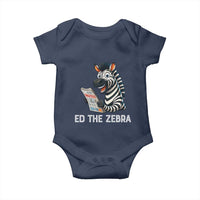 Ed the Zebra Meme Baby Onesie Funny Viral Animal Escape Internet Humor Fans - Wonder Print Shop