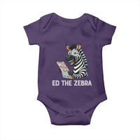 Ed the Zebra Meme Baby Onesie Funny Viral Animal Escape Internet Humor Fans - Wonder Print Shop