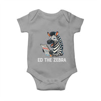 Ed the Zebra Meme Baby Onesie Funny Viral Animal Escape Internet Humor Fans - Wonder Print Shop