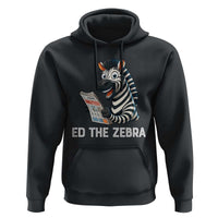 Ed the Zebra Meme Hoodie Funny Viral Animal Escape Internet Humor Fans - Wonder Print Shop