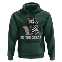 Ed the Zebra Meme Hoodie Funny Viral Animal Escape Internet Humor Fans - Wonder Print Shop