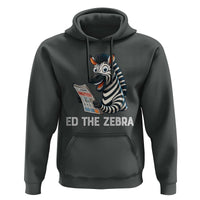 Ed the Zebra Meme Hoodie Funny Viral Animal Escape Internet Humor Fans - Wonder Print Shop