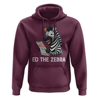 Ed the Zebra Meme Hoodie Funny Viral Animal Escape Internet Humor Fans - Wonder Print Shop