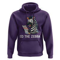 Ed the Zebra Meme Hoodie Funny Viral Animal Escape Internet Humor Fans - Wonder Print Shop