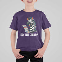 Ed the Zebra Meme T Shirt For Kid Funny Viral Animal Escape Internet Humor Fans - Wonder Print Shop