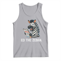 Ed the Zebra Meme Tank Top Funny Viral Animal Escape Internet Humor Fans - Wonder Print Shop